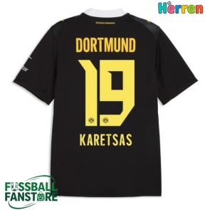 Borussia Dortmund Konstantinos Karetsas #19 Replik Auswärtstrikot 2026-27 Kurzarm